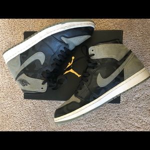 The Nike Air Jordan 1 Retro Premium Shadow Camo